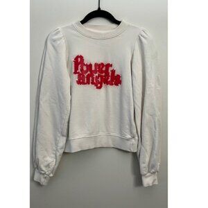 GANNI POWER ANGELS GRAFFITI CREWNECK